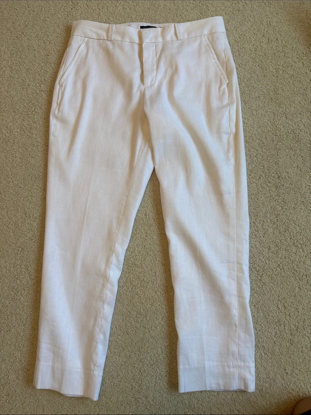 Women’s Banana Republic Avery Linen-Cotton Ankle-Length Pant